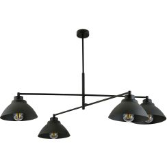 Emibig Maverick lámpara de techo 4x15 W negro 1211/4