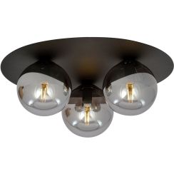 Emibig Solar lámpara de techo 3x10 W negro-grafito 1128/3