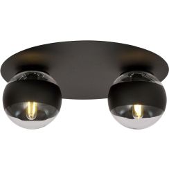 Emibig Solar Stripe lámpara de techo 2x10 W negro-transparente 1129/2