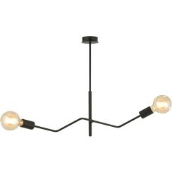 Emibig Frix lámpara de techo 2x15 W negro 1126/2