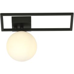 Emibig Imago lámpara de techo 1x10 W negro-ópalo 1130/1D
