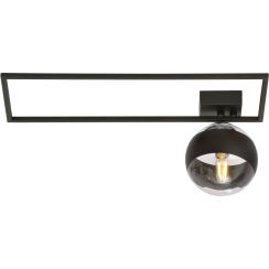 Emibig Imago Stripe lámpara de techo 1x10 W negro-transparente 1132/1A