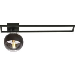 Emibig Imago Stripe lámpara de techo 1x10 W negro-transparente 1132/1C