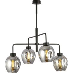 Emibig Lukka lámpara de techo 4x15 W negro-grafito 1163/4