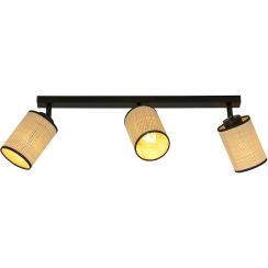 Emibig Yoga lámpara de techo 3x15 W negro-beige 1151/3