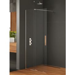 New Trendy Smart ścianka prysznicowa walk-in 150 cm chrom połysk/szkło przezroczyste EXK-4092