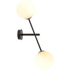 Emibig Linear lámpara de pared 2x10 W blanco-negro 1169/K2