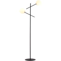 Emibig Linear lámpara de pie 2x10 W blanco-negro 1169/LP2