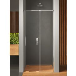 New Trendy Smart puerta de ducha 180 cm corredera cromo brillante/vidrio transparente EXK-4013