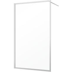 Sealskin Contour mampara de ducha walk-in 120 cm cepillado/vidrio transparente CDA31186325100
