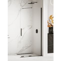 New Trendy Smart Black ścianka prysznicowa walk-in 160 cm czarny mat/szkło przezroczyste EXK-4197
