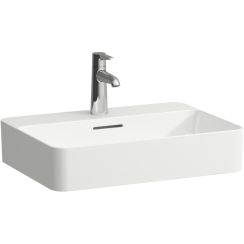 Laufen Val lavabo 55x40 cm rectangular sobre encimera blanco brillante H8122844001041