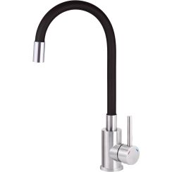 iceBerg Flex grifo de cocina de pie acero inoxidable-negro BDF02SPQ