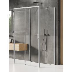 New Trendy Prime kabina prysznicowa 150x80 cm prostokątna chrom połysk/szkło przezroczyste K-0833