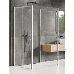 New Trendy Prime kabina prysznicowa 120x110 cm prostokątna chrom połysk/szkło przezroczyste K-1580