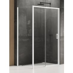 New Trendy Prime White kabina prysznicowa 150x70 cm lewa biały mat/szkło przezroczyste K-1376