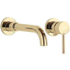 Rea Lungo grifo para lavabo empotrado oro REA-B0370