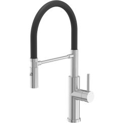 Quadron Andy grifo de cocina de pie acero inoxidable-negro 3623523_BSBL