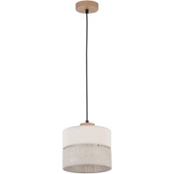 TK Lighting lámpara colgante 1x15 W madera 5770