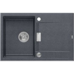 Quadron Owen fregadero graniteq 76x50 cm negro HQO7650U8_BS