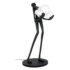Moosee Human lámpara de pie 6x30 W blanco-negro MSE010100326