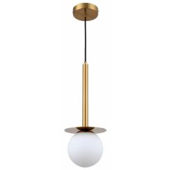 Light Prestige Roma lámpara colgante 1x40 W blanco-oro LP-1345/1PGD