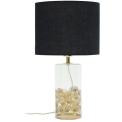Light Prestige Sunflower lámpara de sobremesa 1x40 W negro-oro LP-818/1TBK