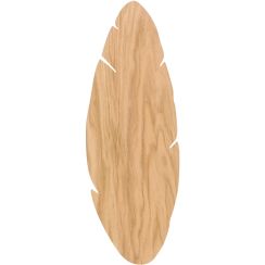 TK Lighting Hoja lámpara de pared 2x6 W madera 4678