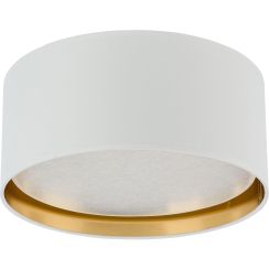 TK Lighting Bilbao plafón 4x15 W blanco-oro 3379