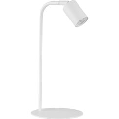 TK Lighting Logan lámpara para escritorio 1x10 W blanco 5490