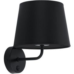 TK Lighting Maja lámpara de pared 1x15 W negro 1884