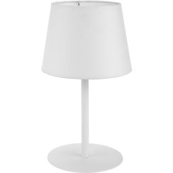 TK Lighting Maja lámpara de sobremesa 1x15 W blanco 2935
