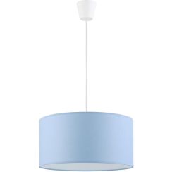 TK Lighting Rondo lámpara colgante 1x15 W blanco-azul 3232