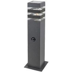 Rabalux Ankara lámpara de pie para exteriores 1x12 W transparente-antracita 77026