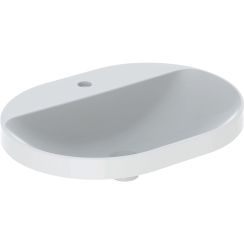 Geberit Variform lavabo 60x45 cm oval empotrado blanco 500.735.01.2