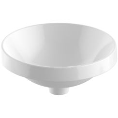 Geberit Variform lavabo 40x40 cm circular empotrado blanco 500.703.00.2