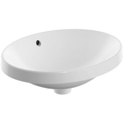 Geberit Variform lavabo 50x40 cm oval empotrado blanco 500.708.00.2