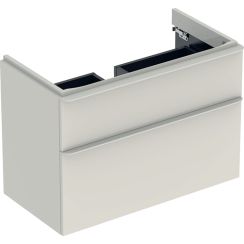 Geberit Smyle Square mesa decorativa 88.4x47x61.7 cm suspendido, para lavabo gris 500.354.JL.1