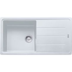 Franke Basis fregadero de granito 97x50 cm blanco 114.0276.119