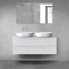 Conjunto armario Oltens Vernal 60000700, encimera sobre armario Oltens Vernal 63007700