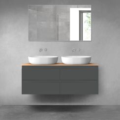 Conjunto armario Oltens Vernal 60000400, encimera sobre armario Oltens Vernal 63007060