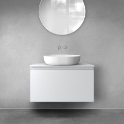 Conjunto armario Oltens Vernal 60014700, encimera sobre armario Oltens Vernal 63005700