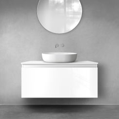 Conjunto armario Oltens Vernal 60015000, encimera sobre armario Oltens Vernal 63006000