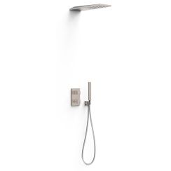 Tres Therm-Box conjunto de ducha empotrado con termostato con rociador con efecto lluvia || 20225055AC