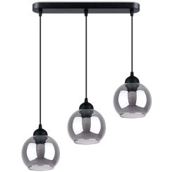 Sollux Lighting Alino lámpara colgante 3x60 W negro SL.1142