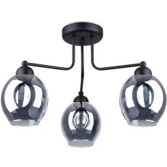 Sollux Lighting Fillan lámpara de techo 3x60 W negro SL.1144