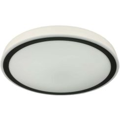 Light Prestige Vegas plafón 1x24 W negro LP-550/1CM4BK