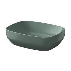 Cersanit Larga lavabo 50x38.5 cm rectangular sobre encimera verde K677-065