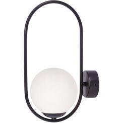 Kaja Parva lámpara de pared 1x40 W blanco-negro K-5105