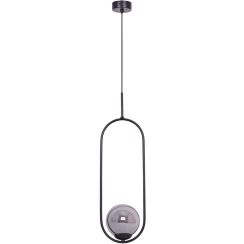 Kaja Davos lámpara colgante 1x40 W negro-grafito K-5110